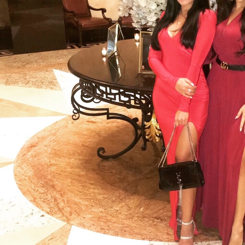 Red dress